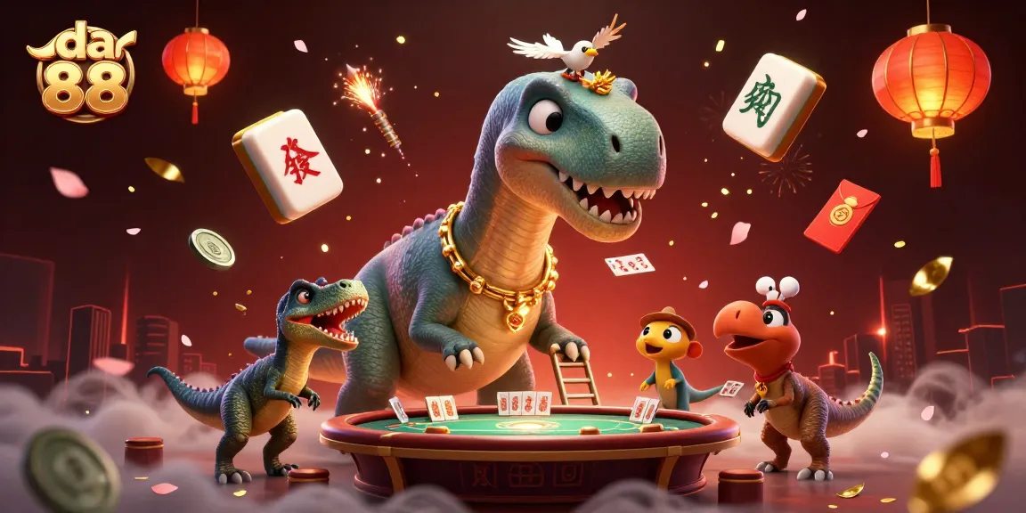 Engage with da 88 at a vibrant casino with colorful characters and dynamic gaming action.