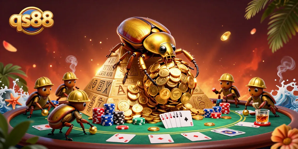 Spin and win with the qs88 theme, massive gold coins and vibrant casino action.