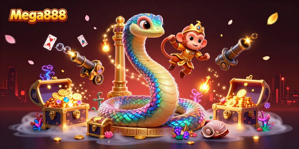 Experience mega888's thrilling slots and games while enjoying a captivating visual journey.