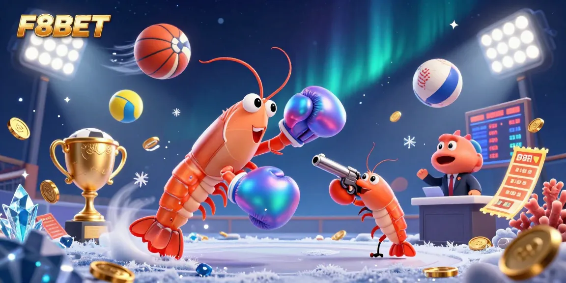 Join the excitement at F8BET with this dynamic 3D casino scene showcasing thrilling sports betting action.