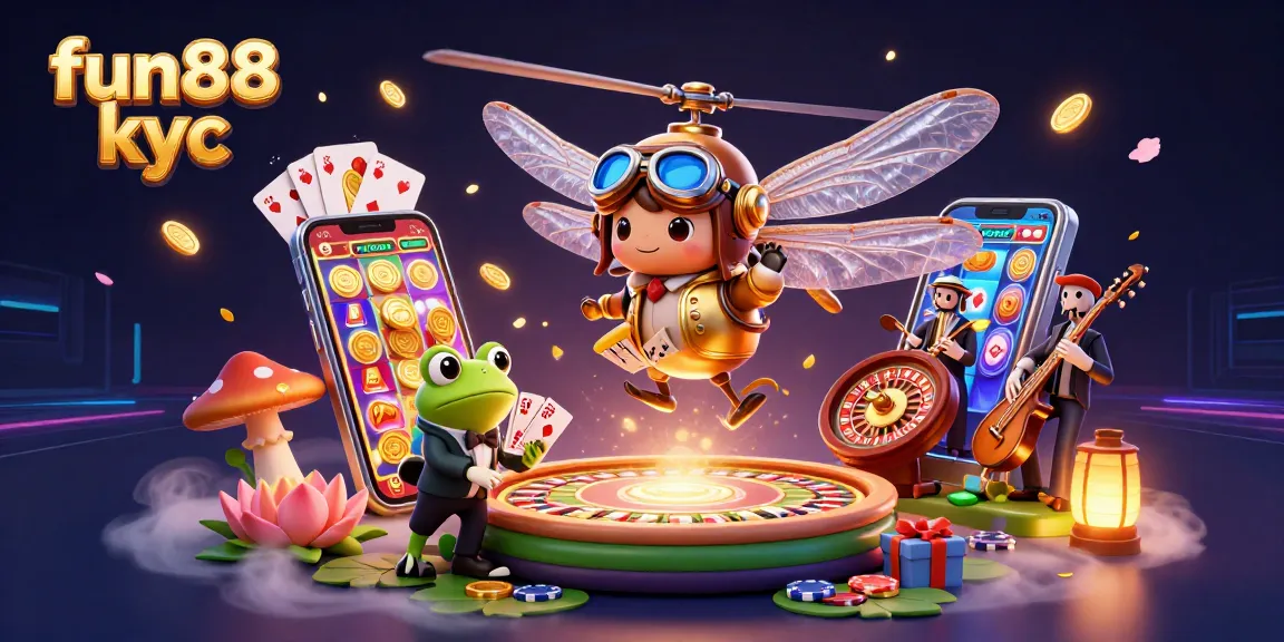 Trải nghiệm cá cược độc đáo tại Fun88 KYC với hình ảnh 3D sinh động.