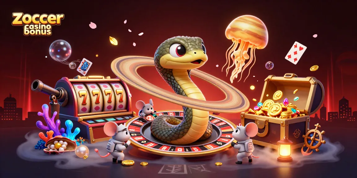 Engage with the zoccer casino bonus featuring adorable astronaut mice betting on a cosmic roulette wheel.