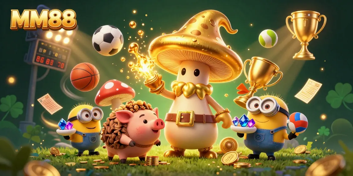 Experience MM88's thrilling magical world of gaming with captivating characters and exciting sports elements.