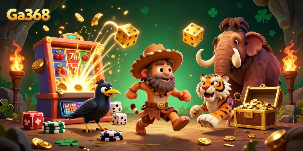 Experience Ga368's thrilling prehistoric casino with dynamic games, exciting jackpots, and vibrant visuals.
