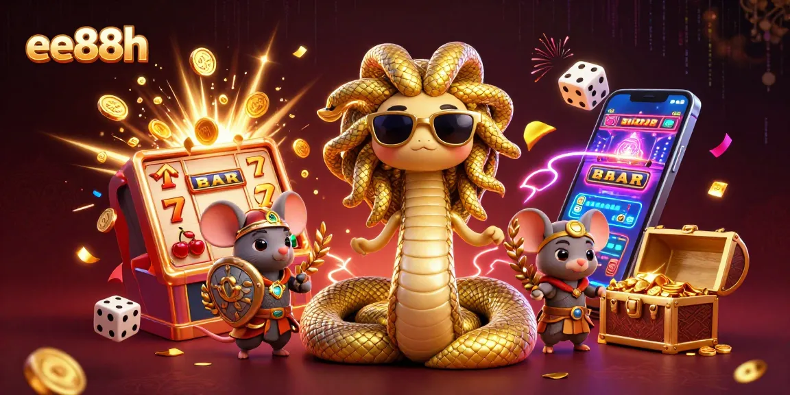 Experience thrilling gameplay at ee88h with Medusa and a brave mouse amid exploding slot jackpots and casino thrills.