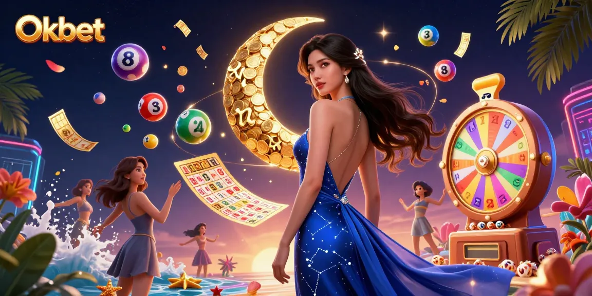Play exciting games with Oxbet featuring colorful lottery elements and dynamic casino graphics.