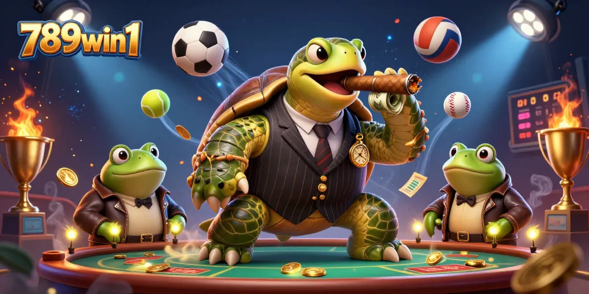 Join the action with 789win1 as the snapping turtle and bullfrog enforcers bring excitement to casino sports betting!