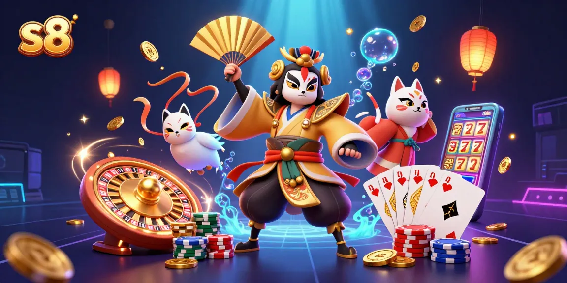 Engage with the vibrant casino world of s8 as kabuki warriors and riches intertwine.