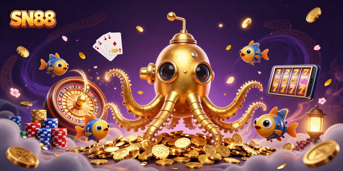 Experience thrilling SN88 online betting with rich 3D visuals of games, coins, and excitement.