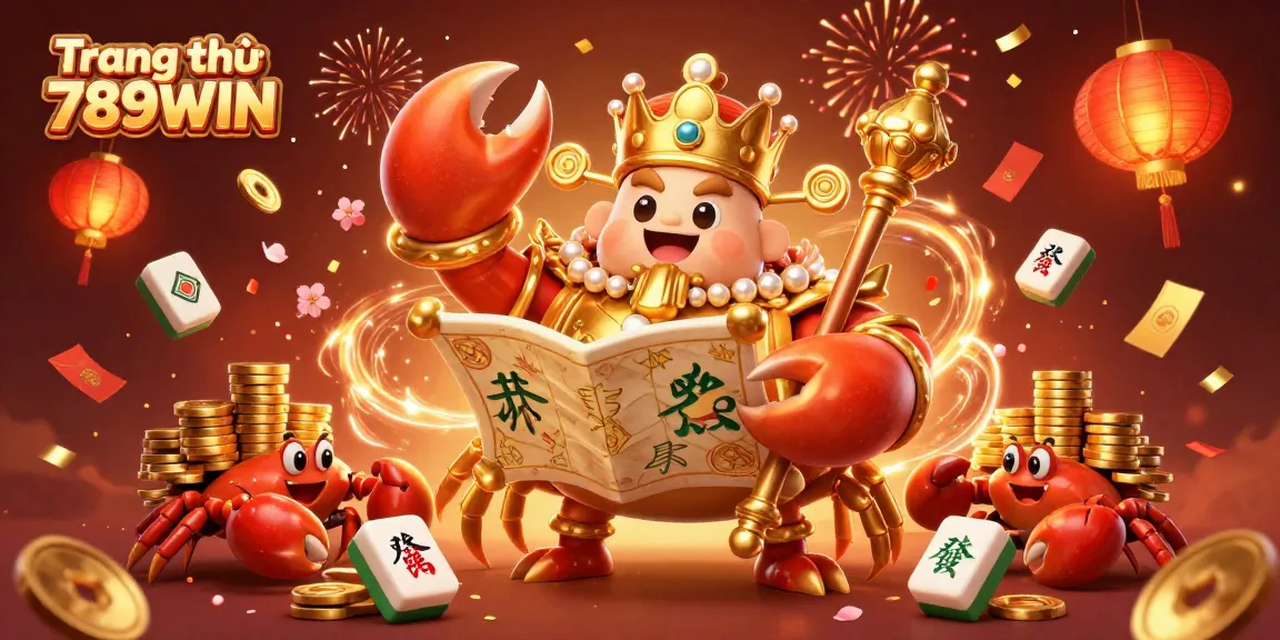 Play and win at Trang chủ 789WIN with the golden crab emperor and exciting casino elements!