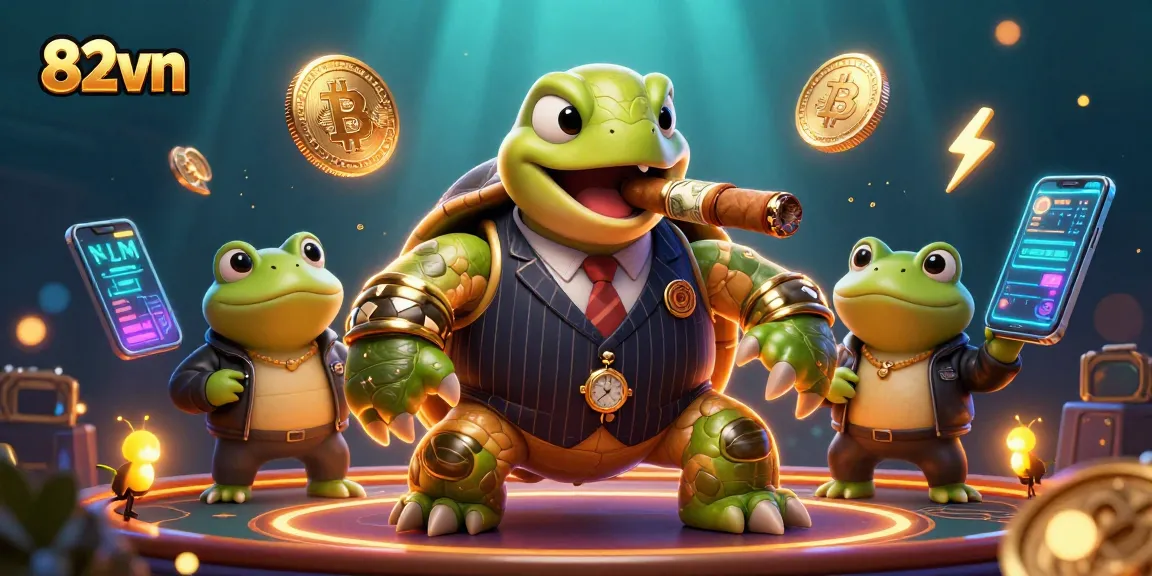 Experience thrilling action at 82vn with vibrant casino elements and exciting characters.