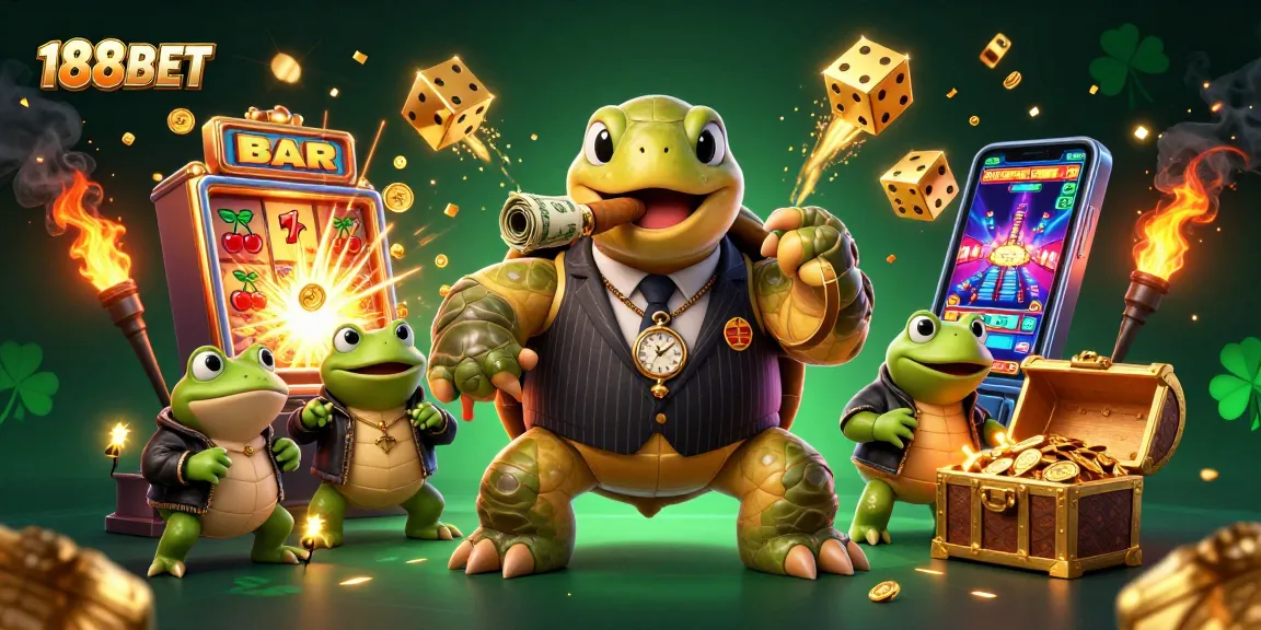 Experience thrilling gaming action with 188BET, as our characters enjoy dynamic casino delights and exciting jackpots.