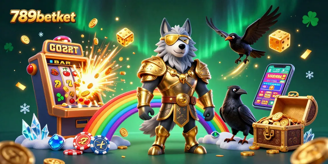 Experience jackpot excitement with 789betket in thrilling 3D casino illustration bursting with energy and color.