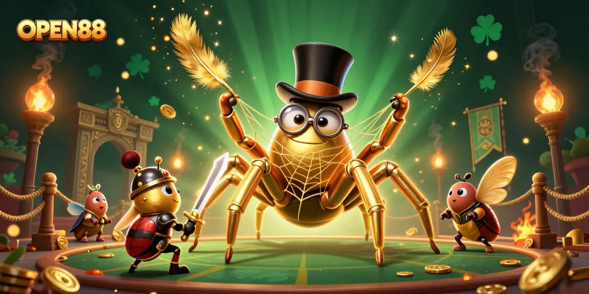Catch big wins at OPEN88 with exciting games featuring golden tarantulas and brave knights!
