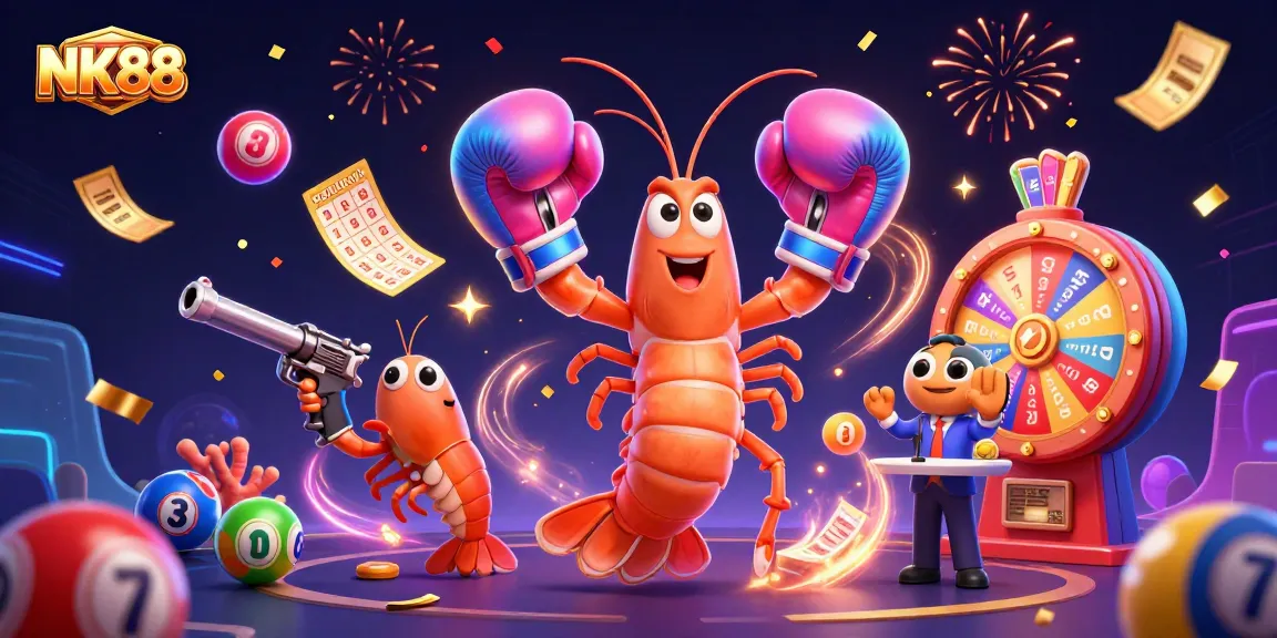 Experience thrilling wins with NK88's unique casino atmosphere capturing excitement in 3D gaming.