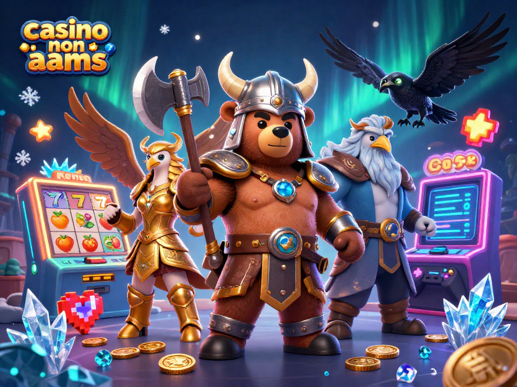 Vivi l'emozione del gioco con il casino non AAMS, tra orsi vichinghi e slot luminescenti.