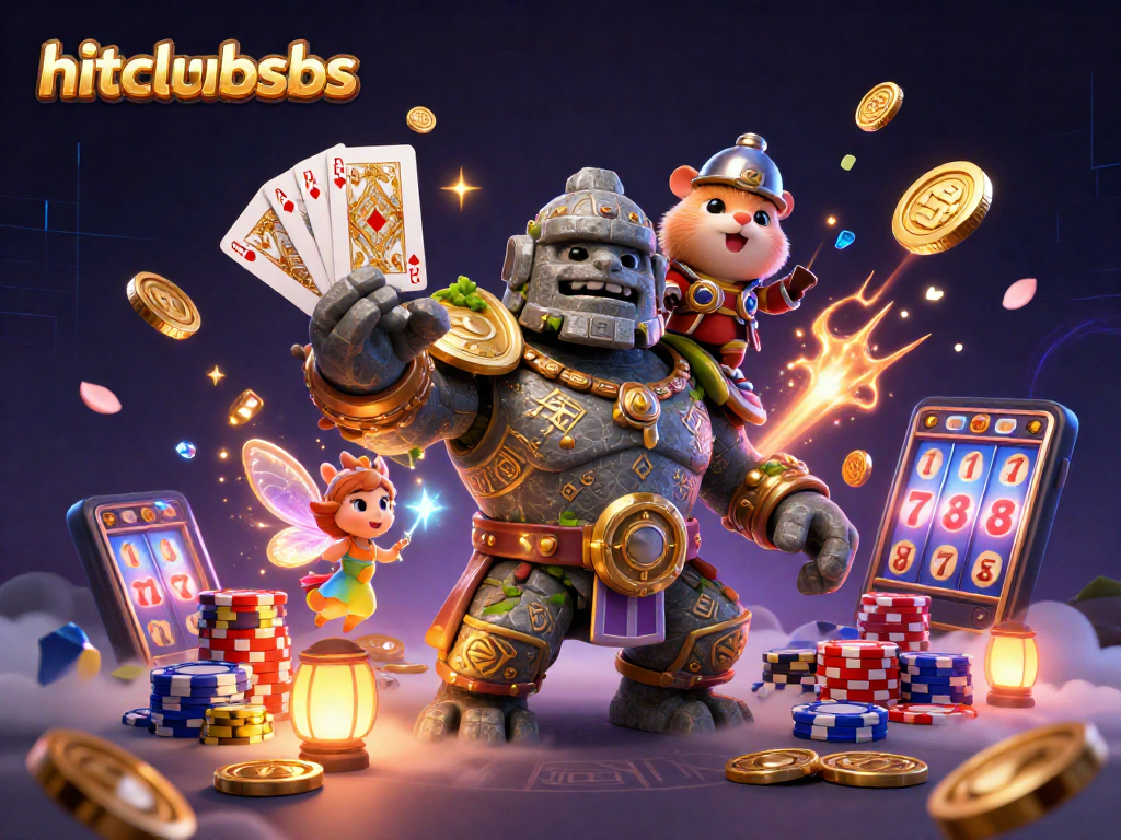 Engage with hitclubsbs as you spin the slot reels and win big with cascading gems and coins.