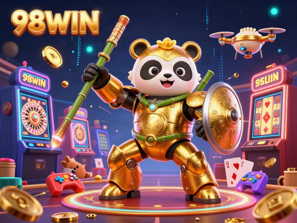 Experience thrilling wins at 98WIN Casino with dynamic gaming visuals and vibrant casino action.