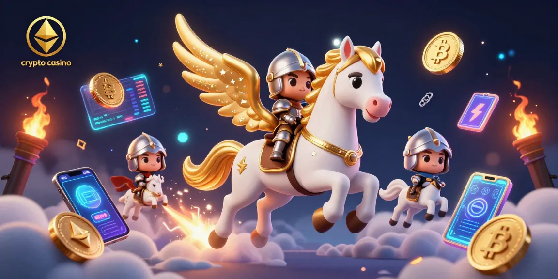 Jouez dans un crypto casino dynamique avec des personnages et des éléments riches en 3D.