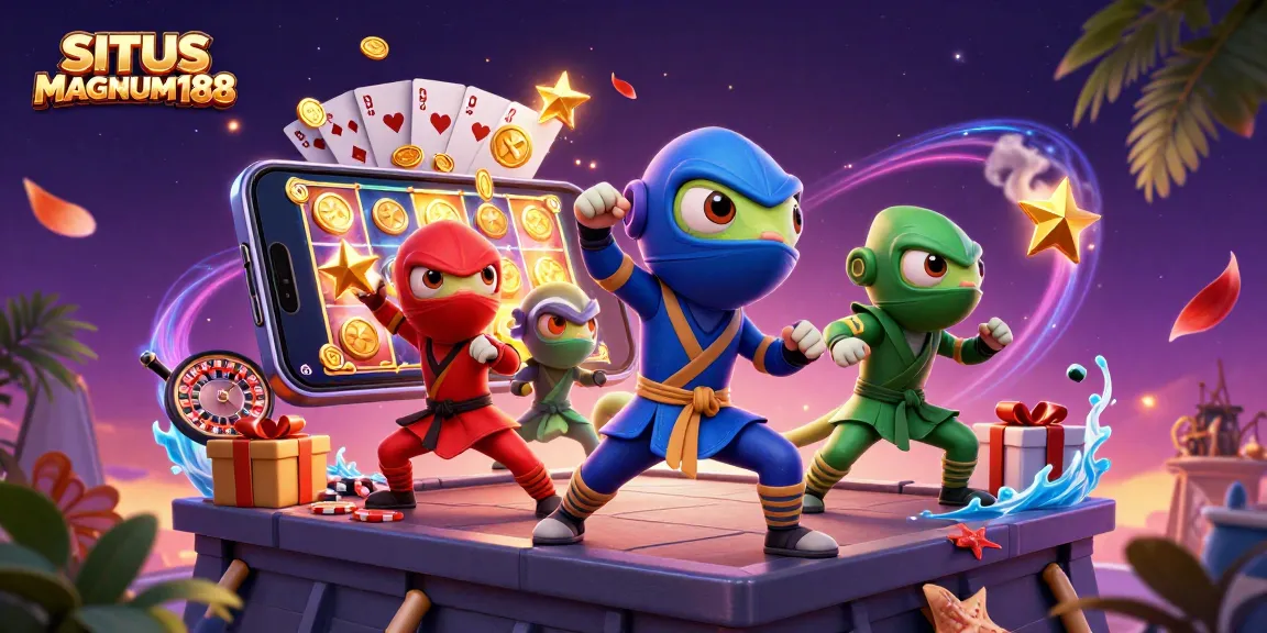 Experience exciting gameplay at SITUS MAGNUM188 with colorful slots and dazzling winning moments.