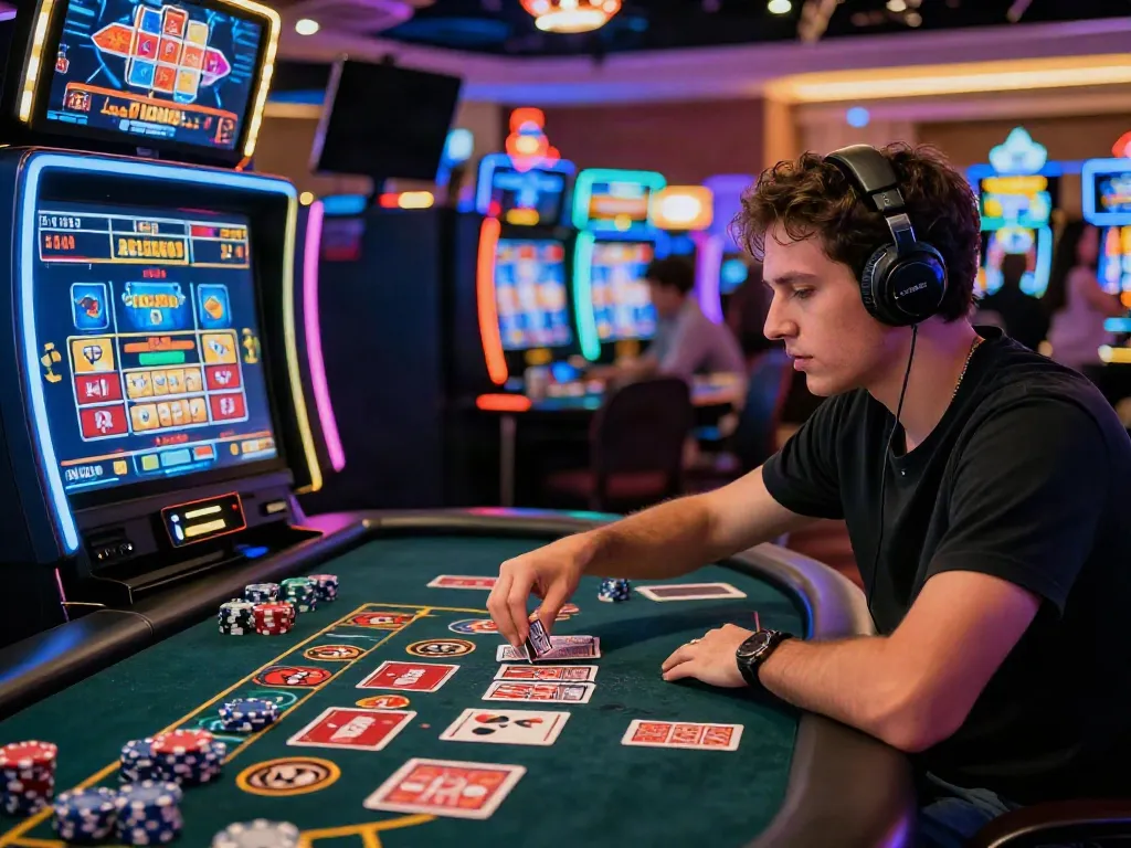 Exciting gaming atmosphere at https://man88pro.com/ illustrating vibrant casino experiences with interactive gameplay.