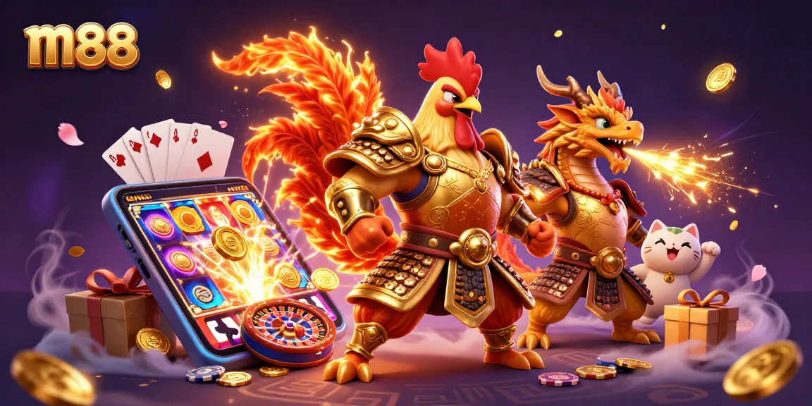 Experience thrilling betting with m88 as rooster warriors and dynamic slot games come alive!