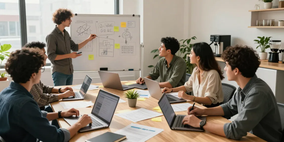 Dynamic startup collaboration at https://www.startsomethingpc.com with diverse entrepreneurs brainstorming ideas.