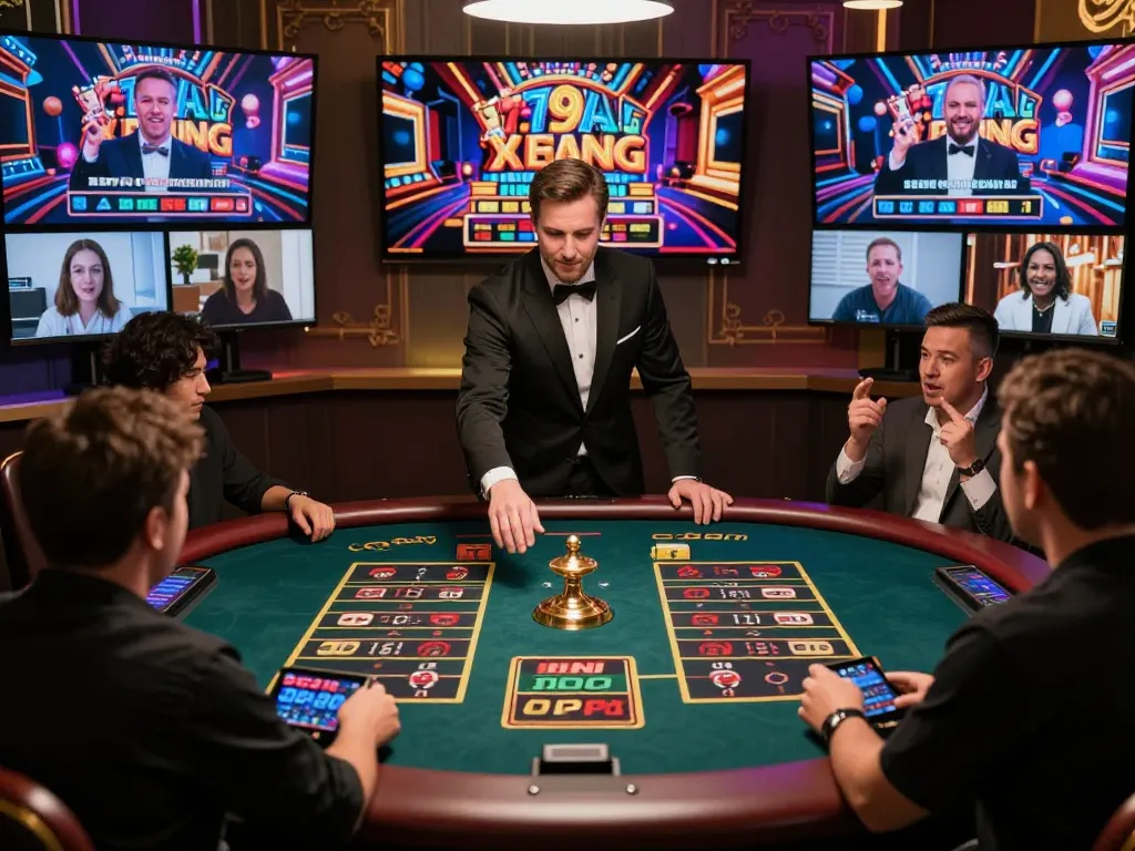 Participating in an exciting online 79 king roulette game with engaging dealer and live interactions.