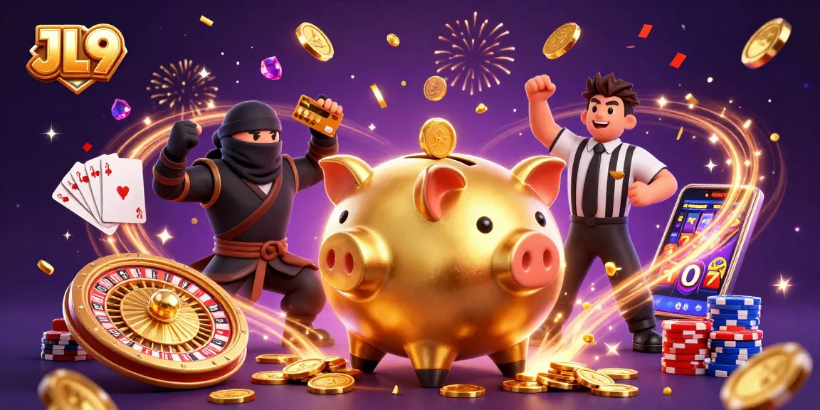 Experience thrilling wins at JL9 with our epic 3D casino characters battling for treasures.