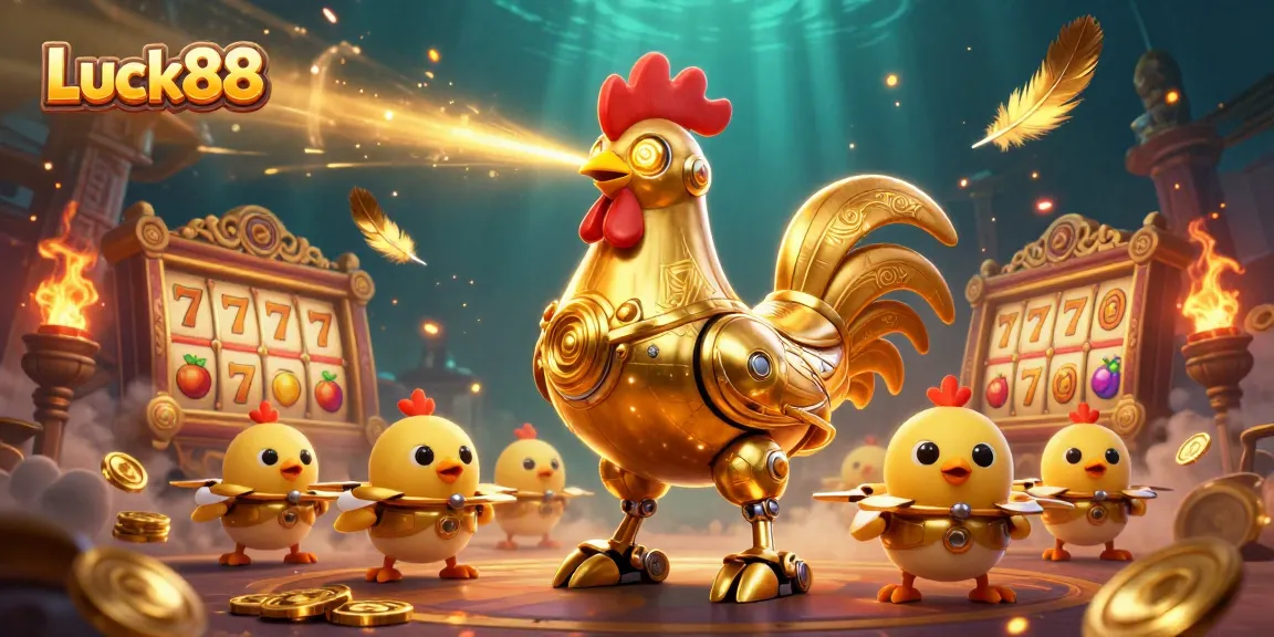 Experience the excitement of Luck88 slot game with dynamic visuals and engaging characters in a vibrant casino scene.