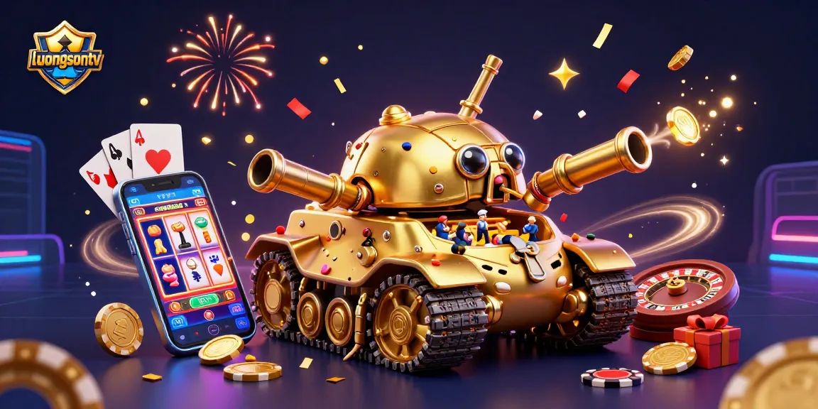 luongsontv launches dynamic betting experience in a colorful casino-inspired scene with lively characters.
