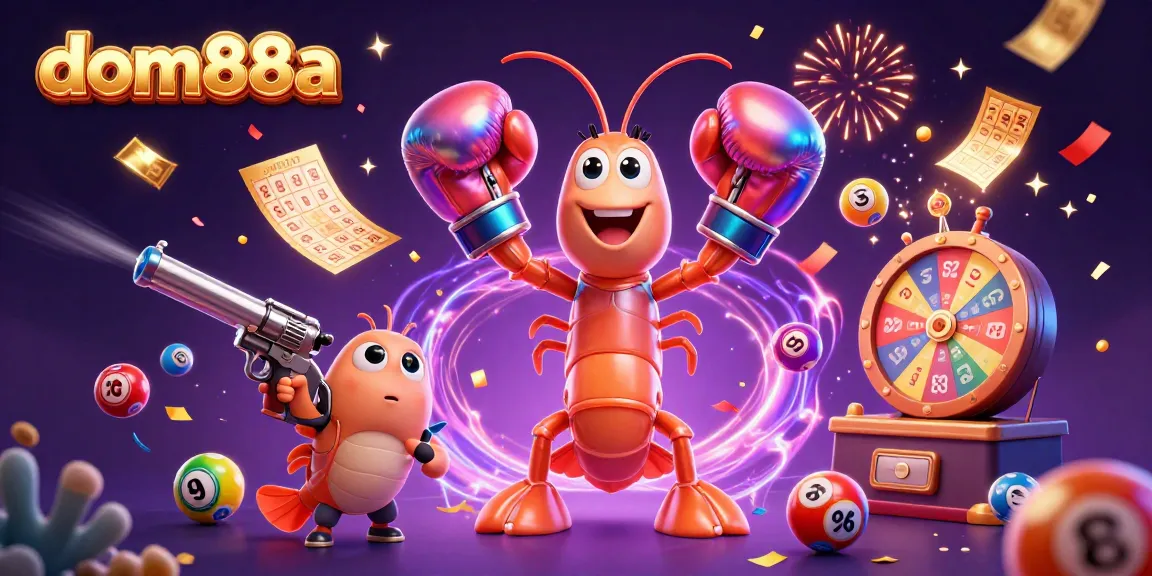 Experience thrilling jackpots with dom88a's vibrant lottery scene featuring dynamic gameplay elements.